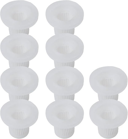 For HEPA Filter for Car Vacuum, Washable Reusable Vacuum Filter Replacement 10 Pack, Car Vacuum Cleaner Filter Set for Vehicle - 52x40x28mm