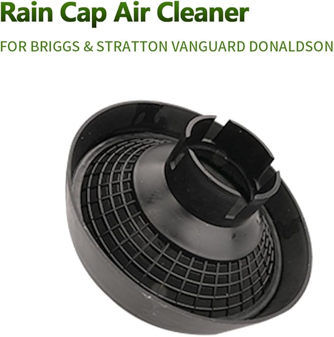 TurboGuard Air Filter with Rain Cap Compatible with Vanguard Engines, Donaldson OEM 809907 Replacement, Durable Air Cleaner for Outdoor Power Equipment
