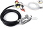 Diesel Transfer Pump Kit 45L/min,12V DC Electric Oil Transfer Pump with Nozzle Hoses 175W Diesel Pump Kit with Portable Handle for Vehicles, Construction Sites, Farms, RV