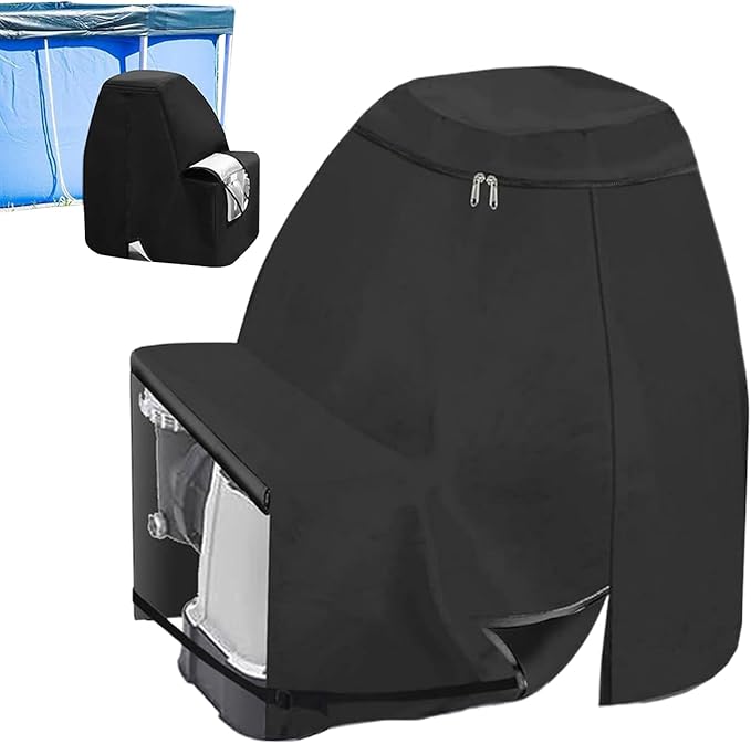 Waterproof Pump Cover - Protective Outdoor Motor Shield, Heavy Duty Pool Equipment Enclosure | Leakproof Sand Filter Protective Cover, All-Season UV-Resistant Case, Durable Weather Guard for Yard