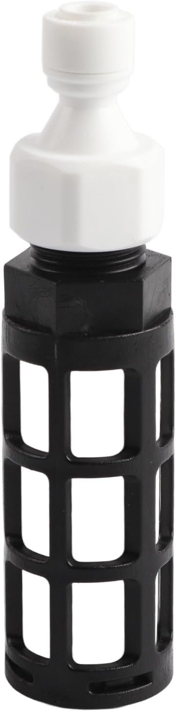 Portable Water Inlet Filter for Misting System – Self-Priming Water Filter Replacement 4.9In, Tasteless PP Plastic Water Inlet Filter for Humidification Sprayer, Lawn Garden Fogger (Pack of 1)