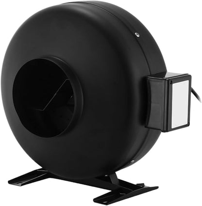 6" Inline Exhaust Fan Carbon Filter Kit Air Blower Scrubber Odor Control Wide Application