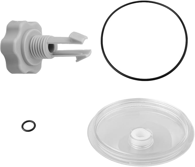 For SF80110-1 Pool For Leaf Trap Cover Lid with O-Ring and, Replacement Part for 12 Inch Sand Filter Pump, Swimming Pool Debris Cover and Filtration System Accessory for Above Ground Pools