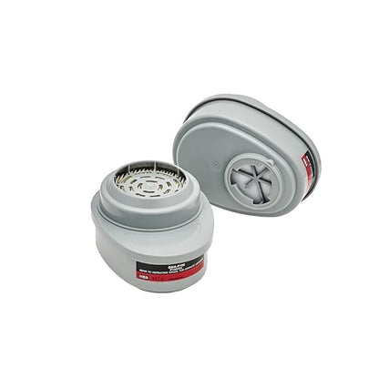 MSA 815362 Advantage Respirator Cartridge - Organic Vapor/P100 (GMA: OV), Quantity: 2 per pack, Chemical & Combination Air-Purifying Respirator Attachment, Long-Lasting Respiratory Protection