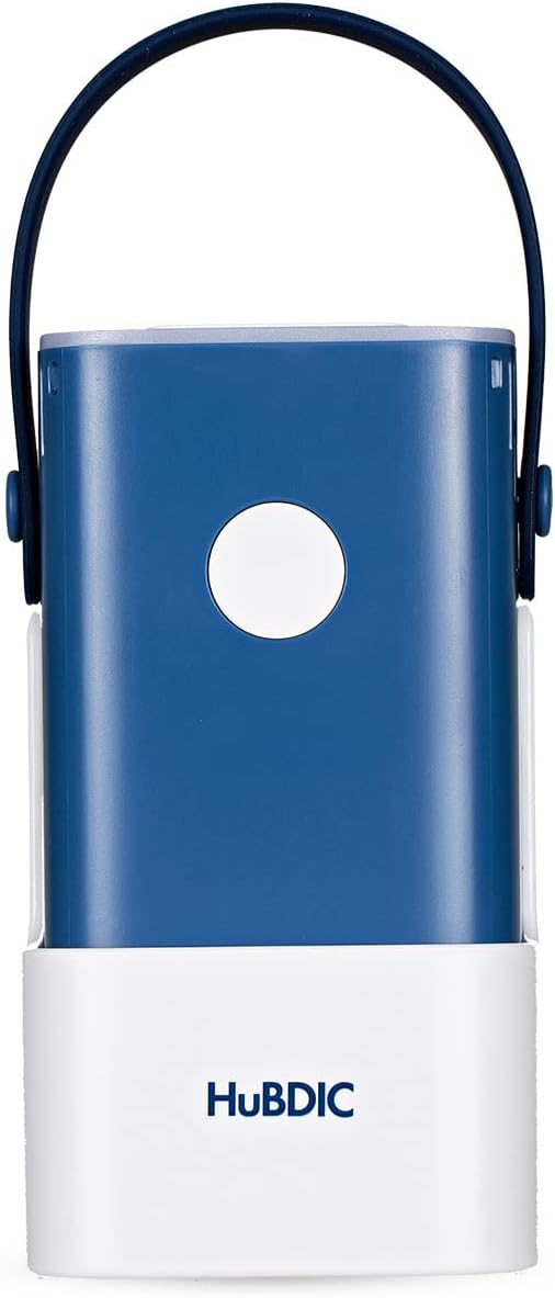HubiCare Mini Portable Air Purifier - Cordless Air that does not require a HEPA filter & Eliminates Odors - Cars, Pet Litters, & Shoe Closet (Blue)