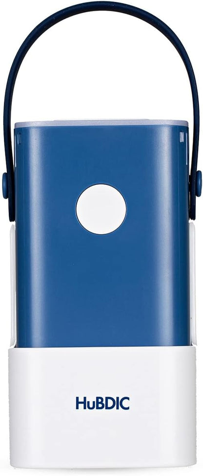 HubiCare Mini Portable Air Purifier - Cordless Air that does not require a HEPA filter & Eliminates Odors - Cars, Pet Litters, & Shoe Closet (Blue)