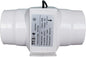 3”Inline Air Vent Pet Fan 6W Greenhouse Ventilation Equipment 12V Indoor Intake Fume Extractor Blower 47CFM Intake Bathroom Shower Fan For Tent Room