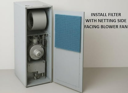 Natural Fiber Hog Hair Furnace Door Filter for Mobile, Manufactured and Modular Homes (19-1/2 x 21-3/4)