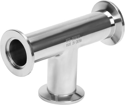 DERNORD KF-25 Tee 3 way Vacuum Fittings Stainless Steel 304 Pipe Fittings