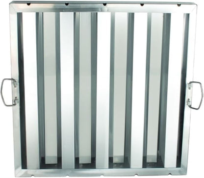 Soro Essentials- 20" W x 20" H Stainless Steel Commercial Kitchen Hood Filter with Handles- Hood Filters Range Hood Filter Range Hood Baffle Grease Filter for Restaurant Kitchen Exhaust Hoods