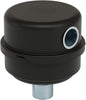 Solberg FS-10-050™ Inlet Compressor Air Filter Silencer, 1/2" MPT Outlet, 4-1/8" Height, 4-1/8" Diameter, 12 SCFM, Made in the USA