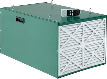 Grizzly Industrial G9956 - Heavy-Duty Double Air Filter with Remote Control