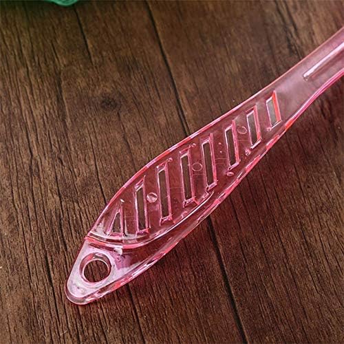 Vivona 40CM Long Crystal Handle Bath Brush Shower Scrubber Sponge Flower Soft Cleaner Comfort Back Bathing Sponge Ball Drop Shipping - (Ships From: United States)