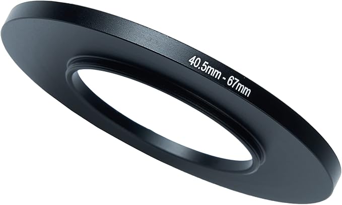 40.5mm to 67mm Step-Up Ring Filter Adapter for All Brands UV ND CPL Metal Ring Step-Up Rings Adapter Filter (40.5mm-67mm)