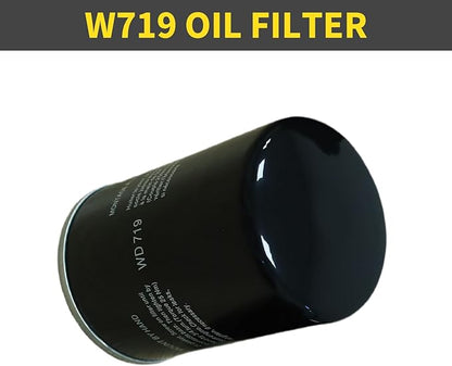 W719 Oil Filter for 10HP Belt Motors Air Compressor, Industrial Air Compressor System Maintenance Kit