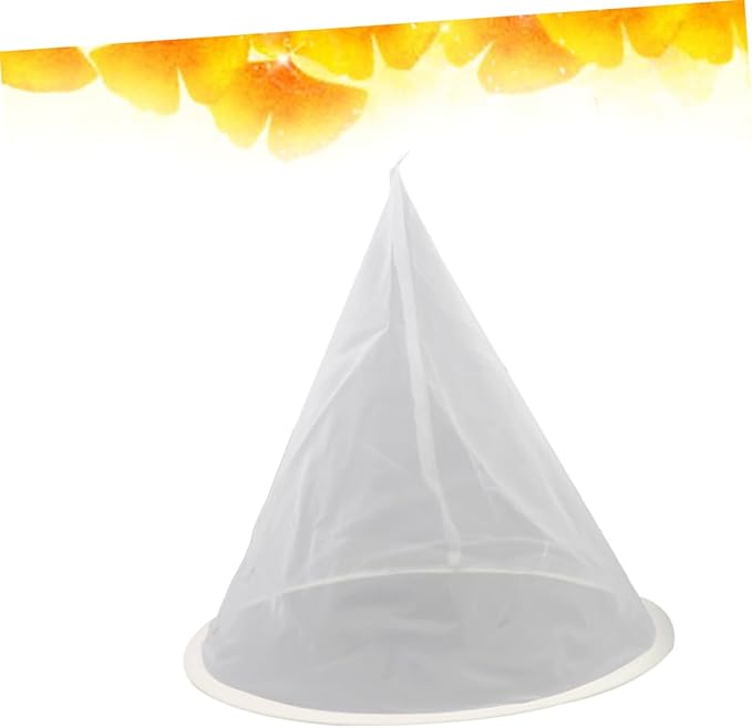 KICHOUSE Practical Mesh Honey Filter Tool Gauze Filter Net for Homemade Honey Drinks Kitchen Use