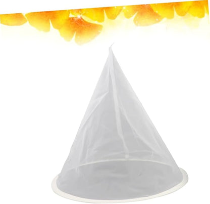 KICHOUSE Practical Mesh Honey Filter Tool Gauze Filter Net for Homemade Honey Drinks Kitchen Use