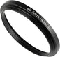 40.5-43mm Metal Step-Up Ring Adapter Compatible with Mirrorless Cameras DSLR Lens, UV CPL ND Filter Thread Converter, Black