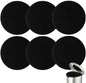 6 Pack Charcoal Filters for Kitchen Compost Bin,6.7 Inch Compost Filters for Countertop Bin,Activated Carbon Replacement Filters for Kitchen Compost Bins