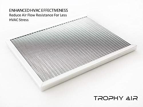 Washable & Reusable Electrostatic HVAC AC/Furnace Air Filter, Lasts a Lifetime, 6 Stage Permanent Air Filter, Healthier Home or Office, Made in The USA - Increases Airflow (14x30x1)