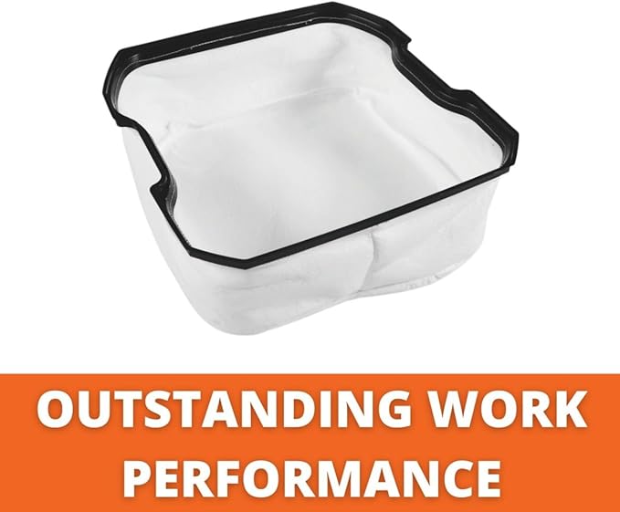 Fein Permanent Filter Bag for Fleece Filter Bag Replacement - High-Capacity, Excellent for Dust Control in Turbo I and II Dust Extractors - 31345064010