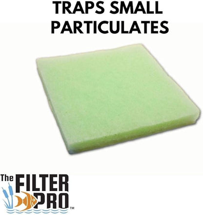 Lime Green Fine Filter Media, 1" Thick, 28" x 240" Roll, Perfect for Aquariums, Ponds or Water Gardens, Made in USA