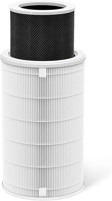 1000 Replacement Filters Compatible with Air Doctor 1000 Air Purifier, Includes Premium Efficiency Layer, Activated Carbon Layer, and Pre-Filters, 2-Packs