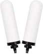 2 Pack 7'' ceramic water filter Candle,7 inch water filter replacement filters with Activated Carbon for Countertop Gravity Water Filter System,Water Cooler Filtration Systems.