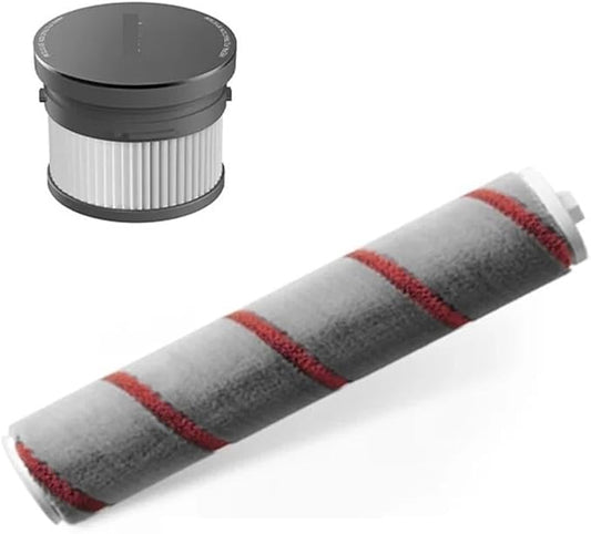 Hand-held Floor Scrubbers Roller Brush Hepa Filter Parts。Compatible For Dreame V9 V10 V11 V12。Main Brush Wet Dry Vacuum Cleaner Replacement Spare (Color : V11 Filters/roller brushes)