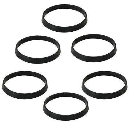 6PCS 35mm (1.38") Conical Rubber Sealing Gaskets - Leak-Proof Washers for Bathroom Sink Drain Pipes, Basin Waste & Inclined Sliding Joints