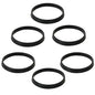 6PCS 35mm (1.38") Conical Rubber Sealing Gaskets - Leak-Proof Washers for Bathroom Sink Drain Pipes, Basin Waste & Inclined Sliding Joints