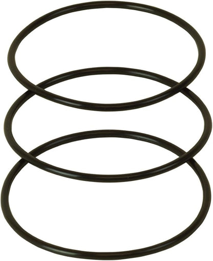 High Capacity Replacement Pre-Filter Set, White & 3 Pcs 3.5" O.D. Replacement O-Ring for Reverse Osmosis Water Filter Housings, Black, 3 Count