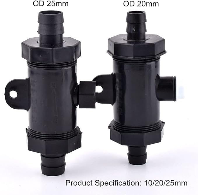 Agricultural pump filter,precision,10/20/25mm Pagoda Hose Filter, Sprayer Car Washing Strainer, Garden Irrigation Fittings, Aquarium Fish Tank Soft Water Pipe Filters, 1pcs(Od 25mm)
