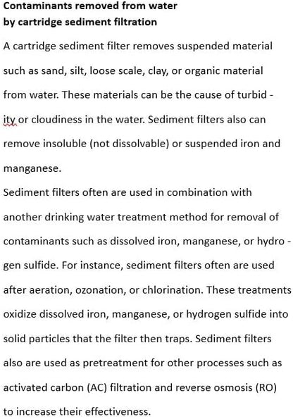 10 Micron Sediment water Filter - Whole House Water Filter Cartridge - 4.5 x 20-inch Replacement - Compatible with All Whole House Water Filter System - (20 X 4.5, 4 Count)