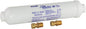 EZ-Flo 10 Inch Line Water Filter, Brass 1/4 Inch MIP x 7/16 Inch Compression Adapters, 1500 Gallon Capacity, 60461N