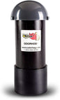 OdorHog Vent Stack Pipe Filter 4 Sizes, Black ABS with Mushroom Cap, Removes Outdoor Septic and Sewer Odors (4.0-inch)
