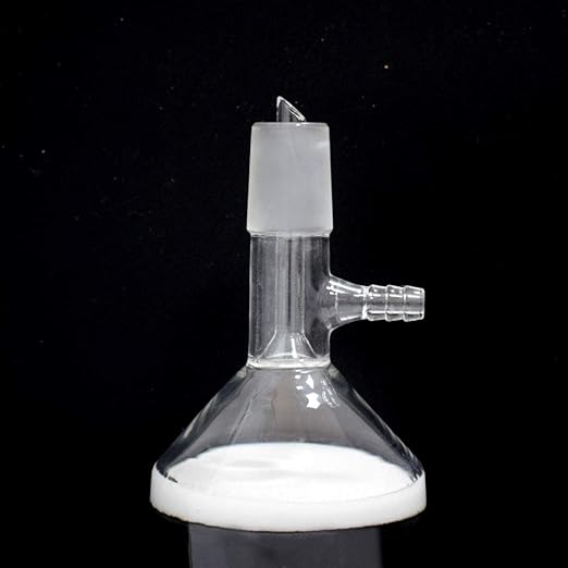 Glass Vacuum Suction Filter with 1000mL Filter Bottle and 250ml Funnel Filtration Kit Lab Vacuum Filtration Distillation Apparatus