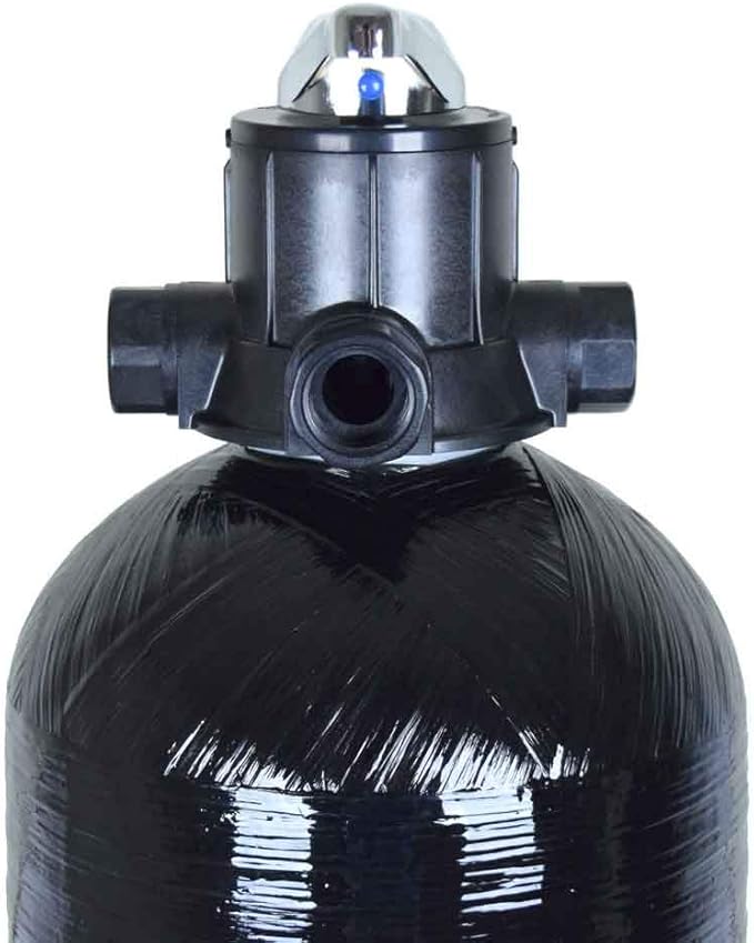 Manual Backwash Water Filter Valve - Rinse/Backwash/Filter Settings | MFV1 - For use with standard FRP Tanks 2.5" Opening Thread