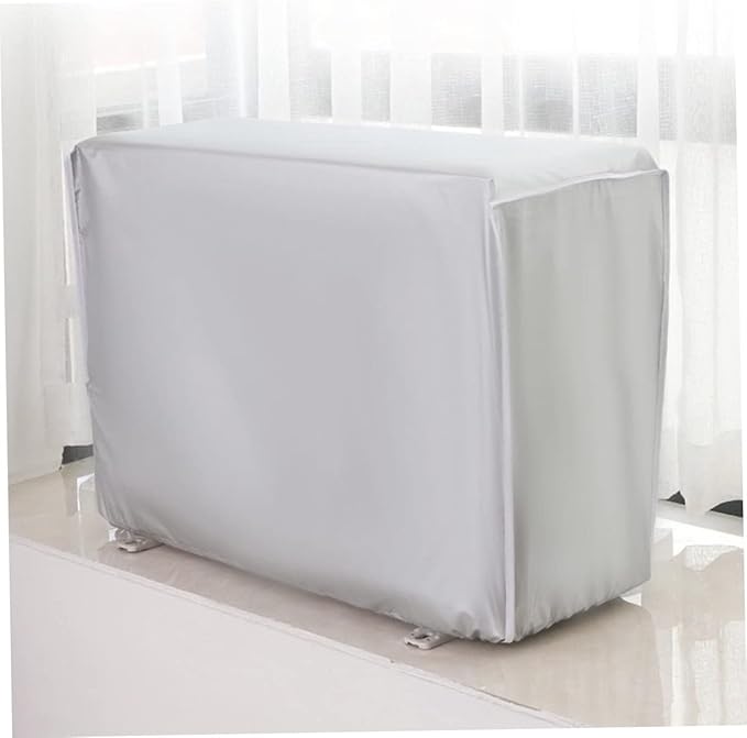 Happyyami Air Conditioner Hood Air Conditioner Cover Weatherproof Easy to Clean 100x80x41cm
