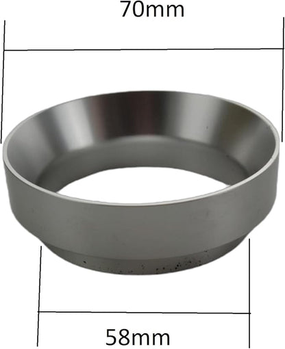 Rattleware Aluminum Magnetic Dosing Ring, 58mm - Ideal for Baristas, Essential Addition to Portafilters, Perfect for Waste and Mess Reduction