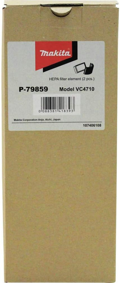 Makita P-79859 Dust Extracting Main Flat HEPA Filter Set