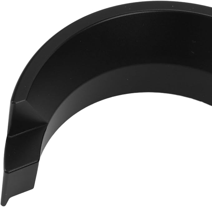 58mm Espresso Dosing Funnel, Lightweight Aluminum Espresso Funnel, 58mm Dosing Funnel, Replacement for Espresso Machine Portafilter (Black)