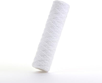 Smart Pack, GE FXWSC Compatible Universal Whole House Sediment String Wound Water Filter Cartridge - 10 micron