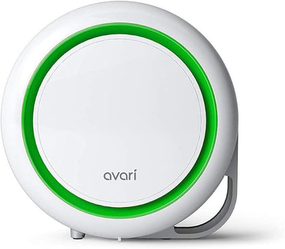 AVARI™ 525 Green Desktop Personal Air Purifier made in Korea. Filtering Personal Breathing Zone. Ultra Quiet Electro-Static Filters to 0.1 Micron