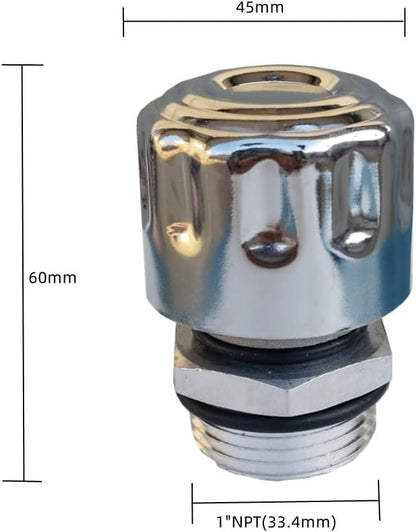 NPT Breather Cap 1" - C-Type Air Filter Plug for Hydraulic Oil Tank Covers and Gearbox Exhaust Valves - Ideal for Coolant Tanks, Reservoirs, Hydraulic Oil Tanks, and Gearboxes (1″Small Cap)