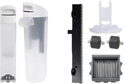 Clean/Dirty Water Tank Brush Cover,Compatible For Tineco Floor One S5，Combo Wet Dry Vacuum Cleaner Parts(White Set)