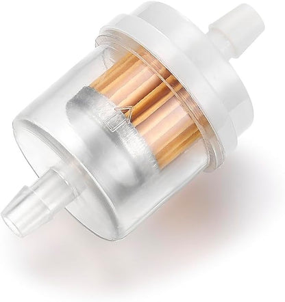 4 Pack Universal Gas Inline Fuel Filters for Motorcycle ATV Quad Go Karts Accessories 3/16 Inch
