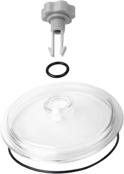 Pool Leaf Trap Cover Lid – Sand Filter Replacement Kit | Leaf Catcher Filtration Cap for Specific Model Pumps Repair Part Not Compatible with 14 or 16 Inch Equipment Pool Cleaning Accessory