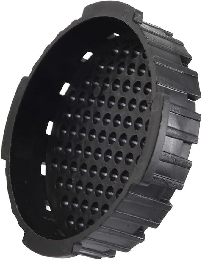 Replacement Filter Cap Compatible for Aeropress Coffee and Espresso Maker, Black Plastic, 7.4 x 1.5 cm