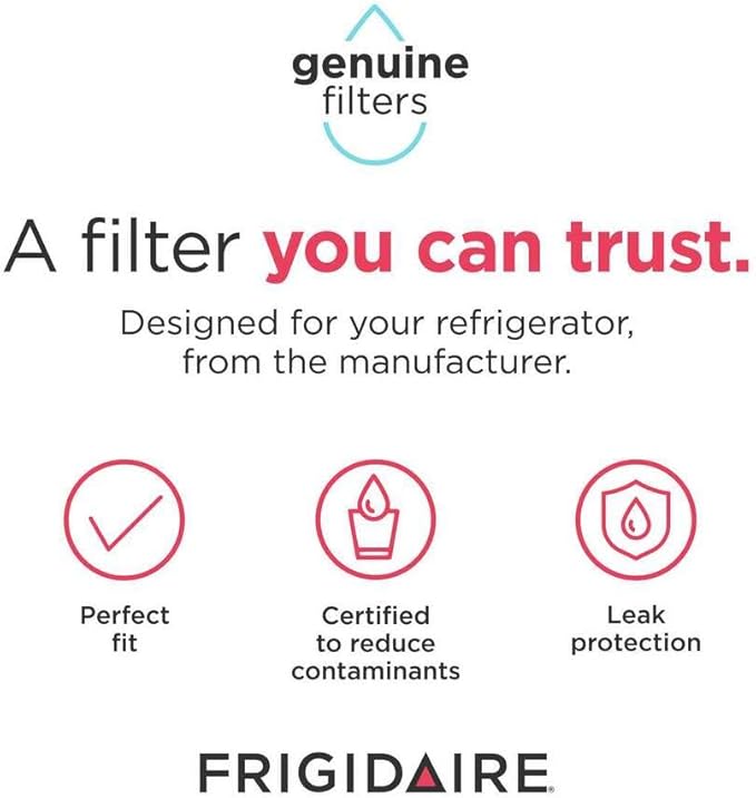 FRIGIDAIRE EPTWFU01 PureSource Ultra II Refrigerator Water Filter, 1 Count, White